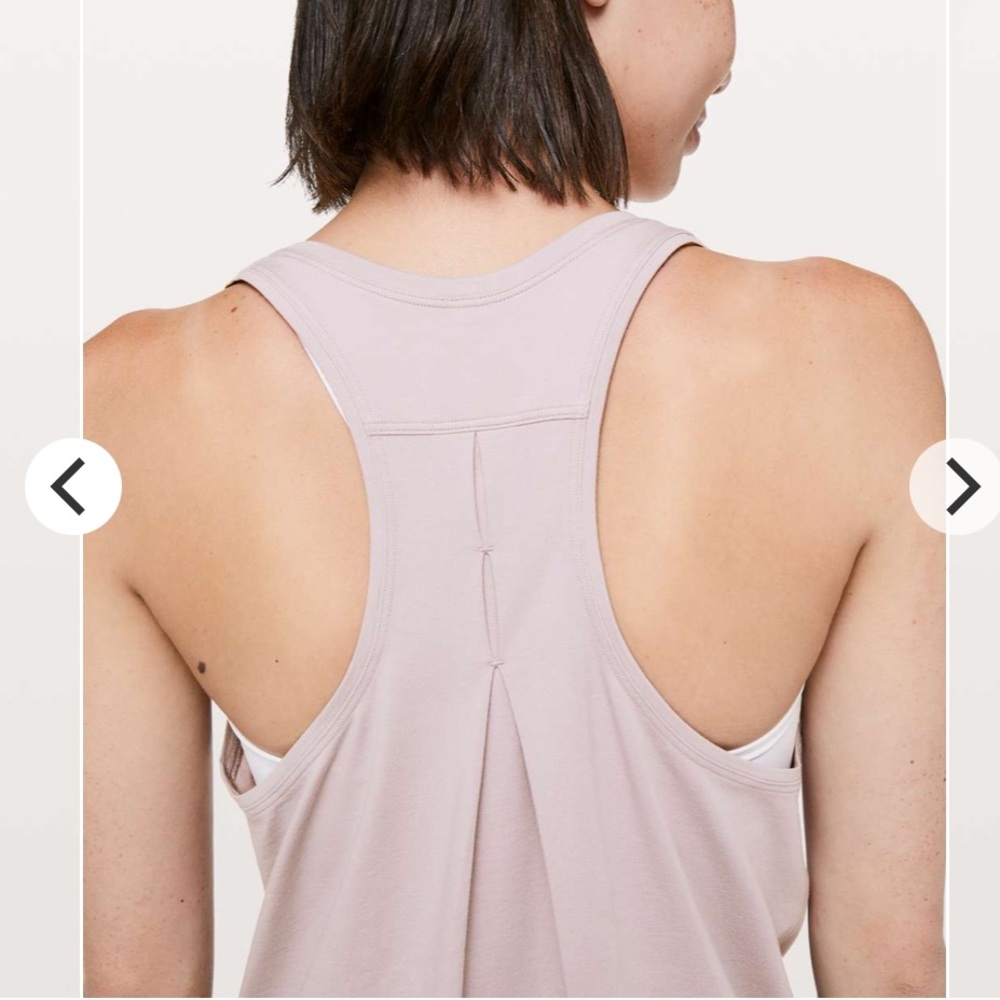 Lululemon Love Tank – Size 2, (measured) Soft Cotton, Classic Fit Smoky Blush - Picture 2 of 11